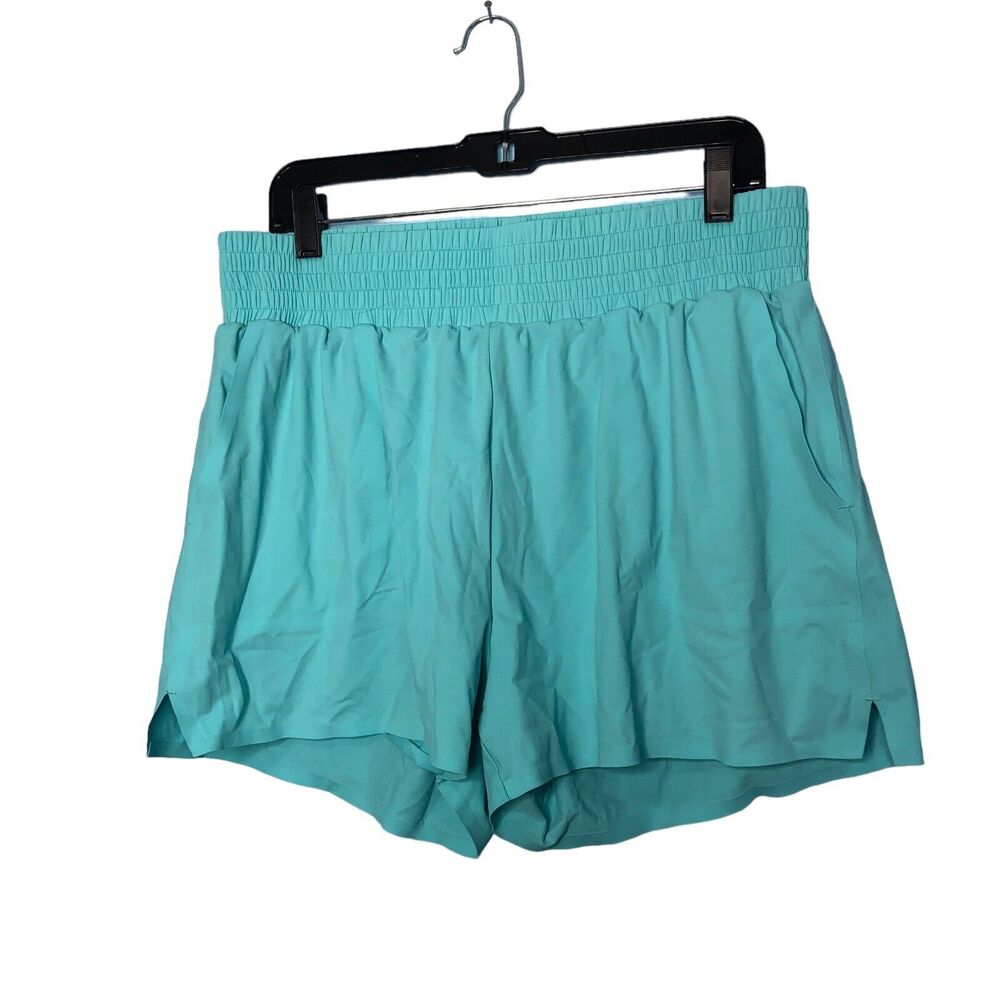 Zyia Active Velocity Shorts Womens XXXL Blue Activewear Casual Workout Fitness